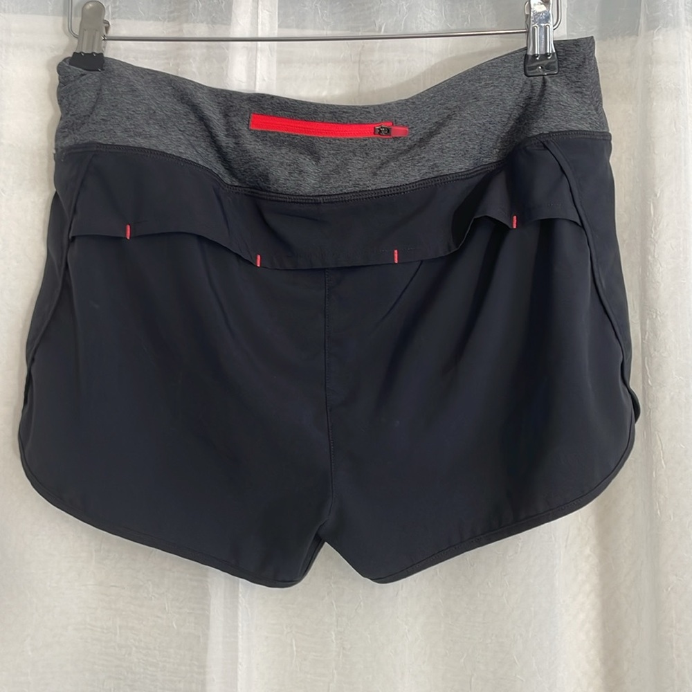 MPG black /pink running shorts SIZE M draw string lined hot steamed inside.. - Picture 2 of 7